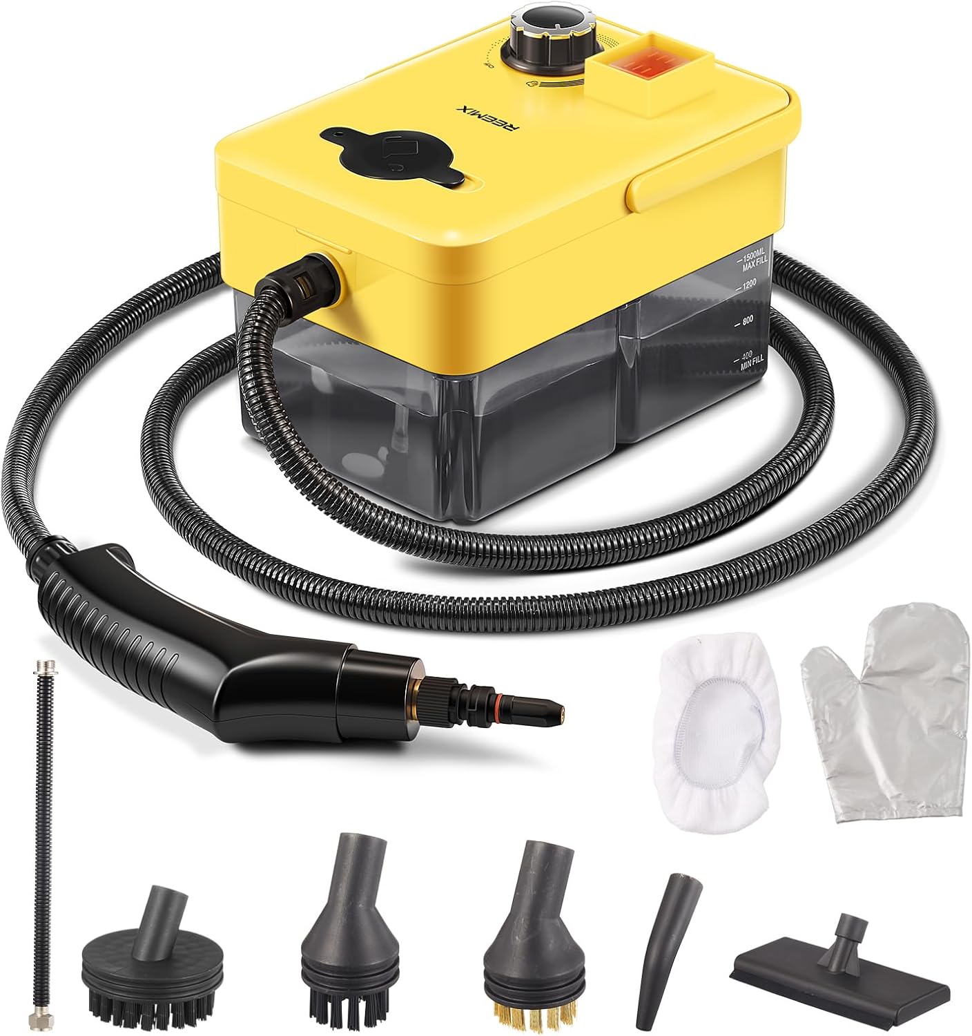 Reemix Handheld Steam Cleaner, 2500W High Pressure Portable Power Steamer
