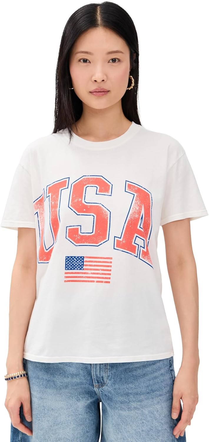 Z SUPPLY Women's Flag Boyfriend Tee
