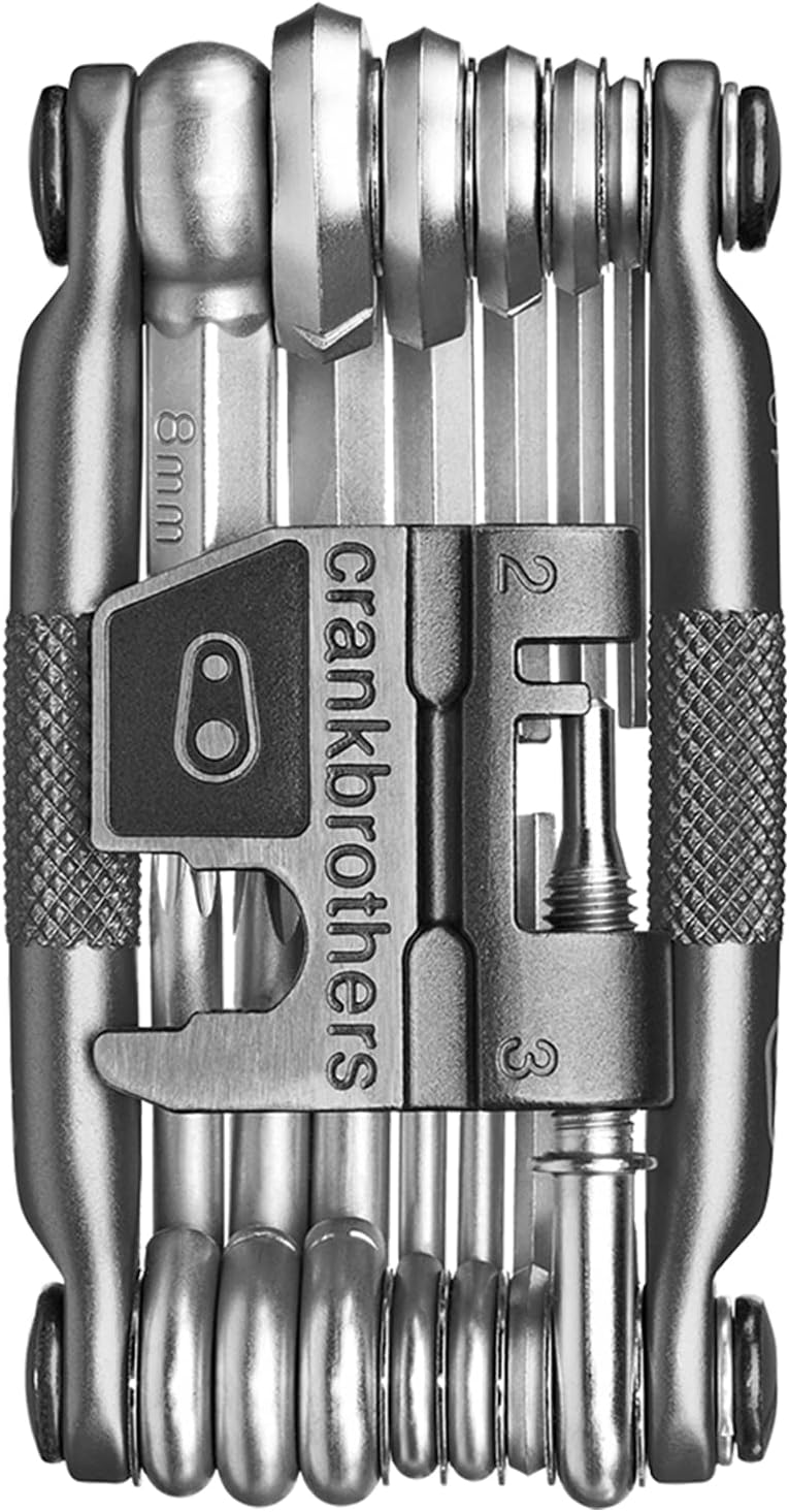 CRANKBROTHERs Crank Brothers Multi-19 Mini Tool with Flask, Black