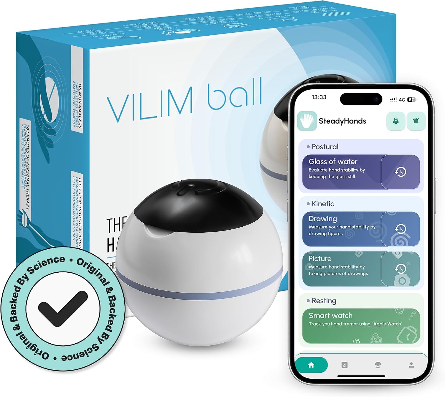 AI-Powered Vibration for Hand Steadiness & Coordination