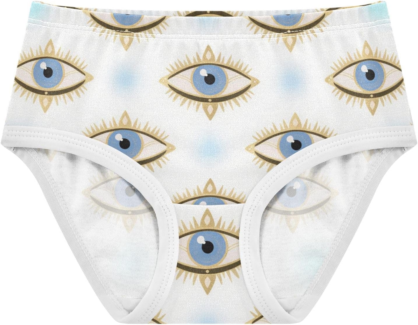 GuoChe Underwear Elastic Waistband Panties Comfort Underwear for Girls in Sizes 2T,3T, 4T, 5T, 6Y and 8Y