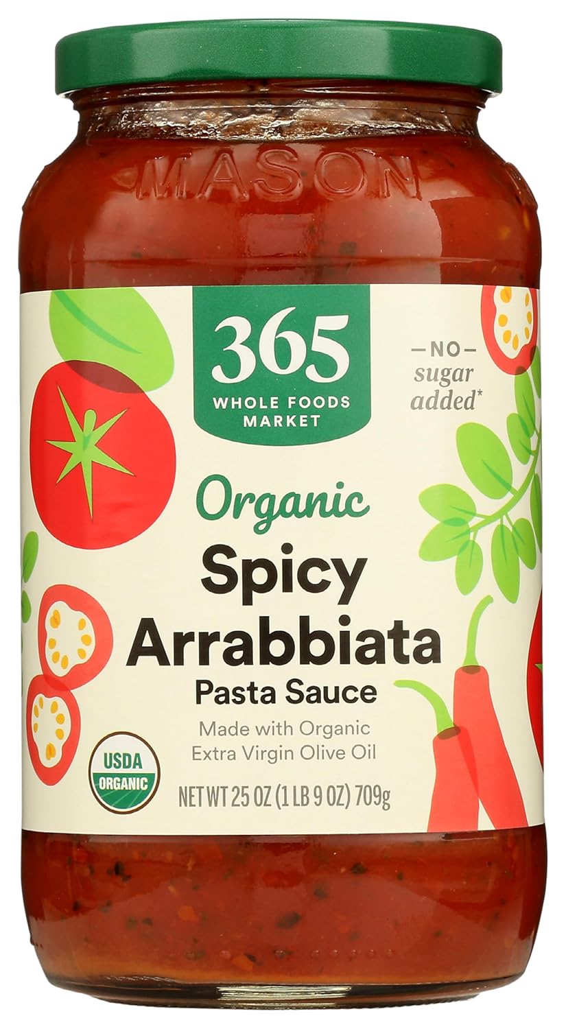 365 by Whole Foods Market, Organic Arrabbiata Pasta Sauce, 25 Ounce