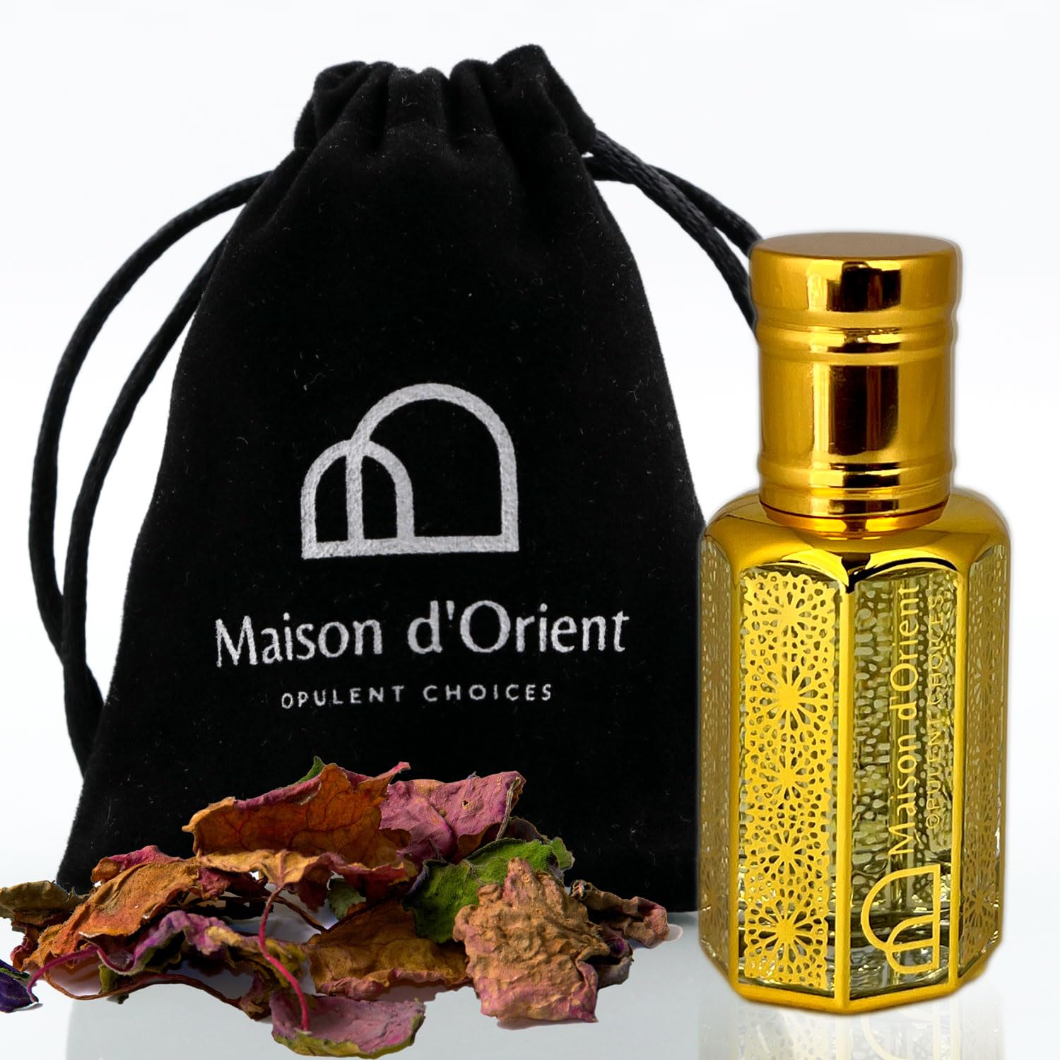 Patchouli Perfume Oil 12 mL – Earthy Patchouli Smoky Vetiver and Spice. Concentrated Attar in Arabian Tola Bottle, Alcohol Free, Long Lasting Oil, Compliment Magnet