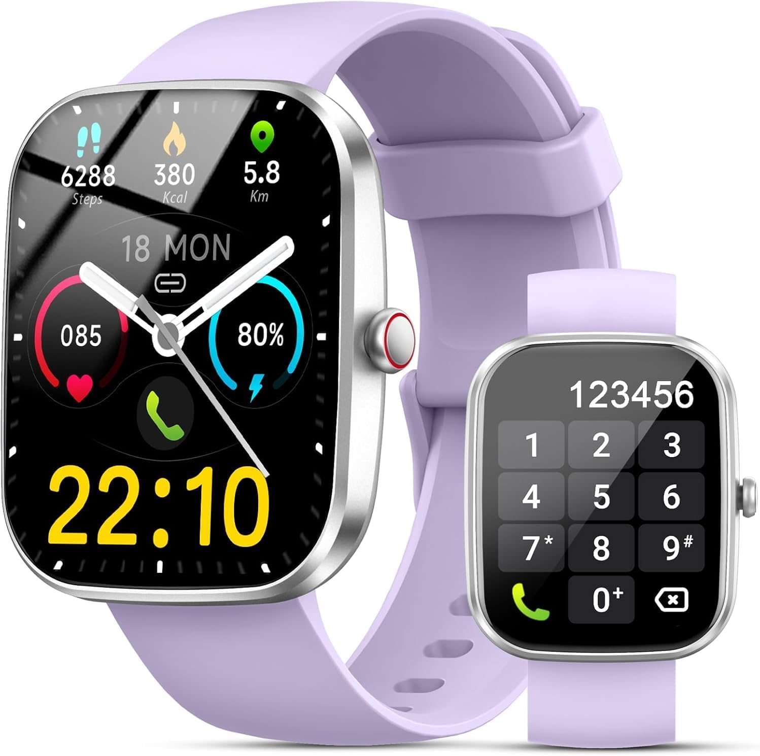 Fempoin Smart Watch for Men Women Answer/Make Call, HD Touch Screen SmartWatch,Heart Rate/SpO2/Sleep Monitor, 100+ Sport Activity Tracker Step Counter, IP68 Waterproof Fitness Tracker for Android iOS