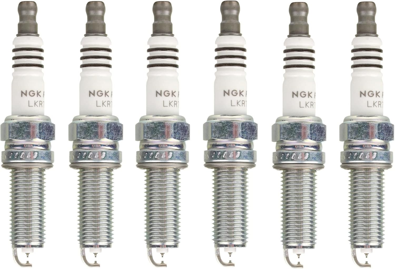 NGK Set of 6 Ruthenium HX Spark Plugs For Acura Honda Hyundai Kia Mitsubishi V6