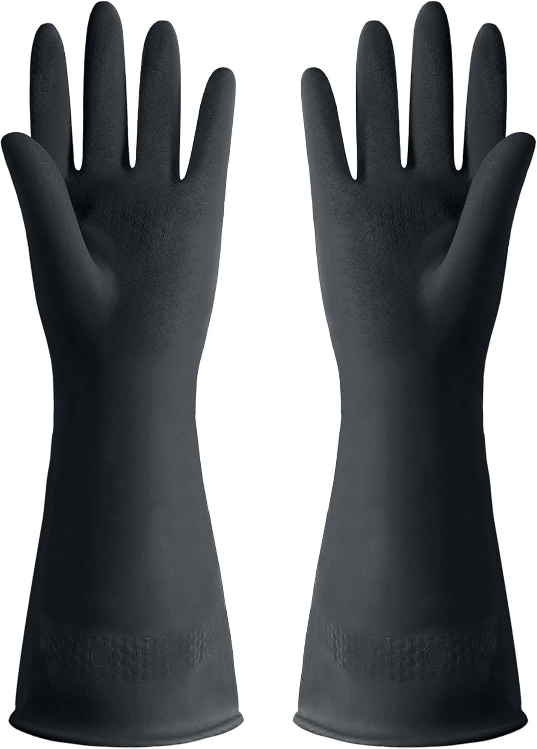 Glsafeove Reusable Chemical Resistant Glove, Medium Size Protective Work Heavy Duty Gloves