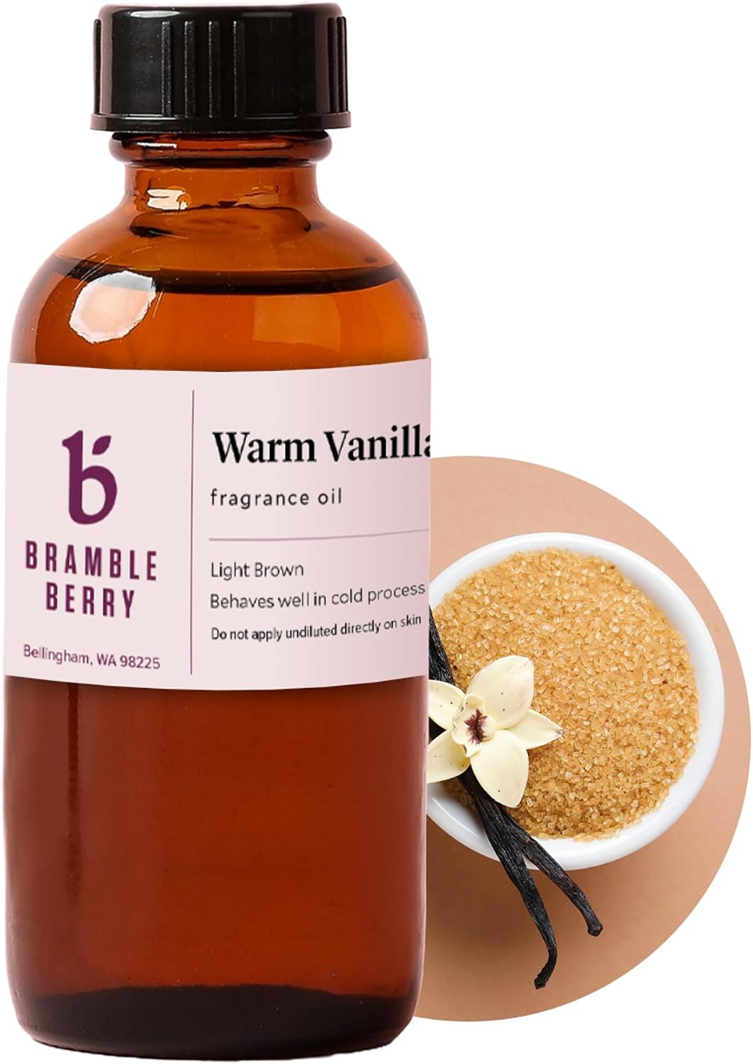 Bramble Berry Warm Vanilla Sugar Fragrance Oil | for Soap, Candles & Lotion