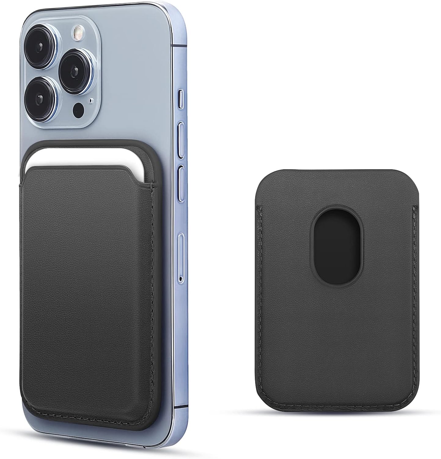 WALLFID Mag-Safe Wallet Leather Compatible with iPhone 15/14/13/12 Pro/Max/Plus/Mini,RFID Card Holder with Mag-Safe Magnet