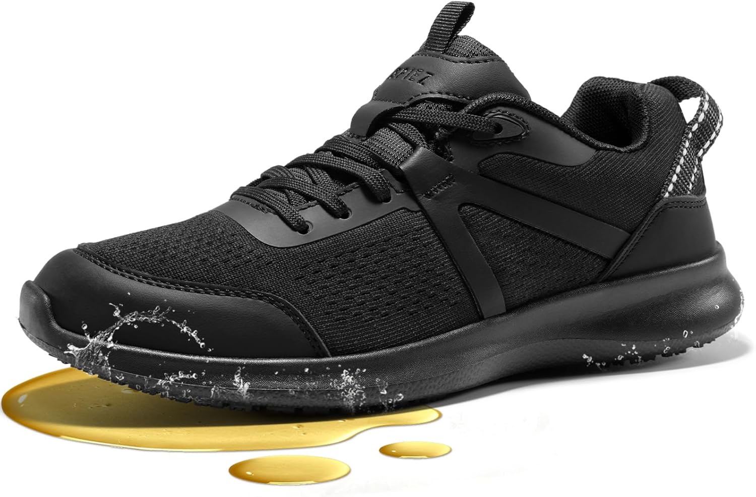 SPIEZ Women‘s Non Slip Work Shoes, Lightweight Zapatos Antideslizantes para Mujer, Slip Resistant Food Service Shoes for Restaurant, Kitchen, Hospital, Nurse with SRC Certified