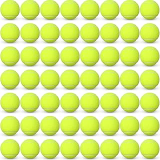 Vinsot 48 Pcs Standard Pressure Tennis Balls Bulk, Training Tennis Balls Practice Playing Balls for Player Beginner Youth Training Sports Ball, 2.5 Inch