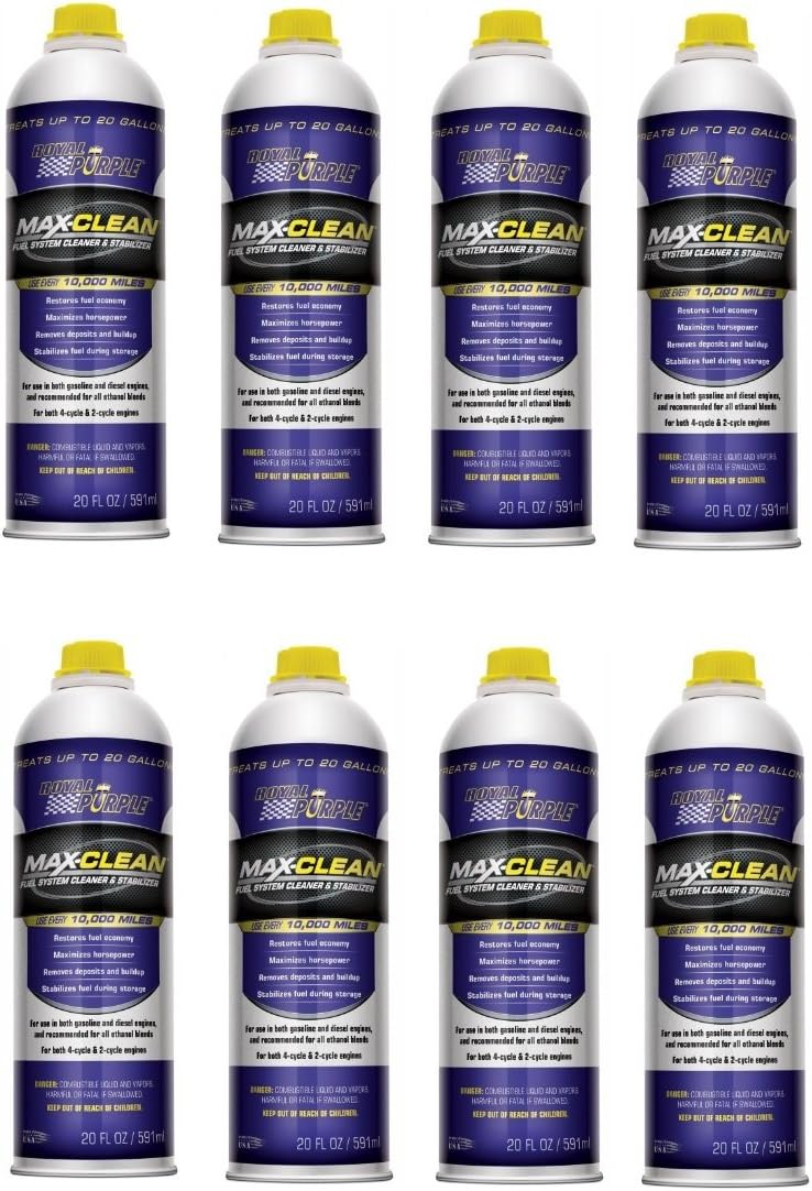 Royal Purple 11723 Max-Clean Fuel System Cleaner and Stabilizer - 20 oz. (Case of 8) by Royal Purple