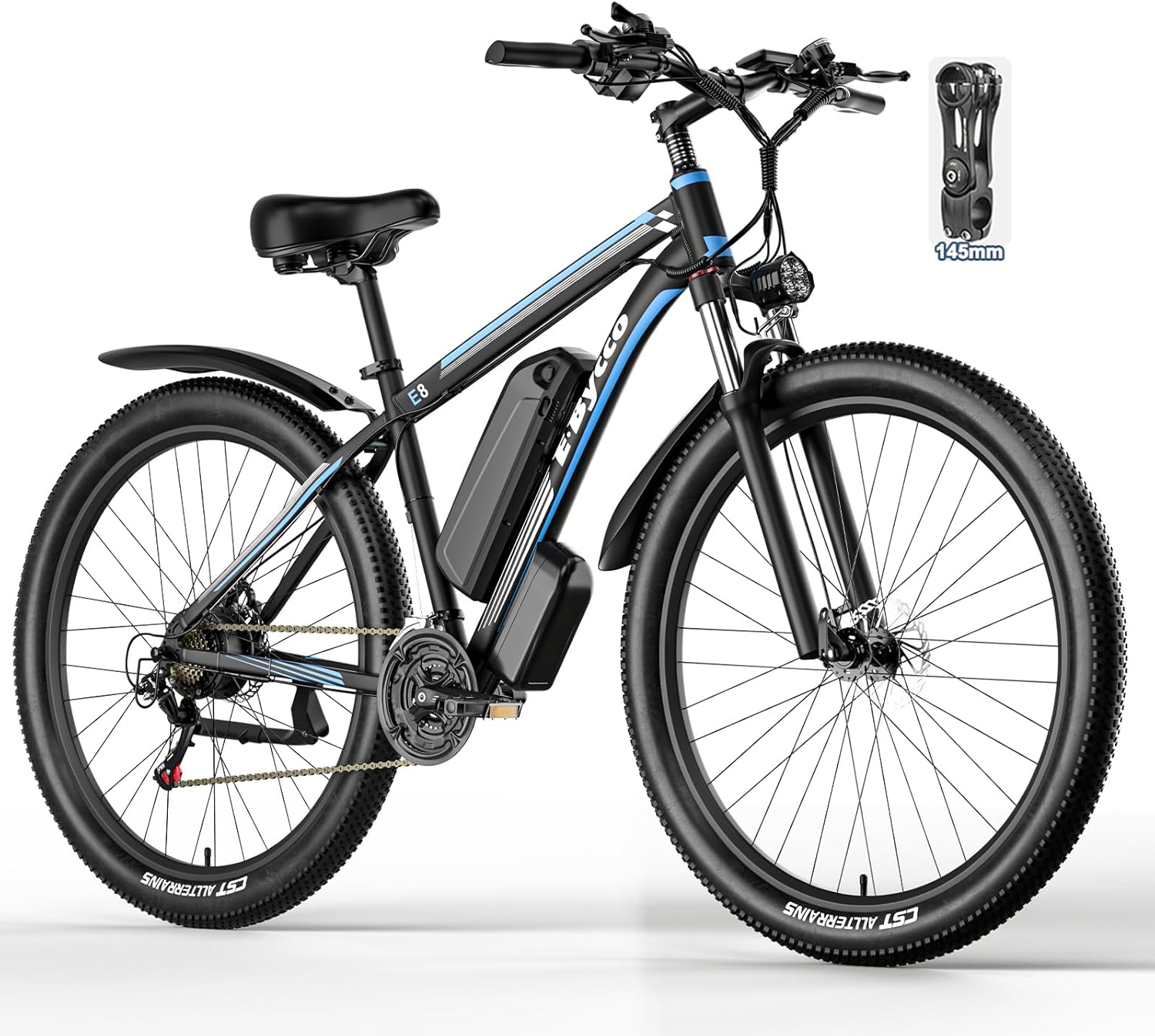 E·Bycco 29” Electric Bike for Adults, 48V 17.5AH Battery, 750W Peak 1000W Electric Mountain Bike, Up to 70 Miles 34MPH Ebike with 21-Speed, Electric Bicycle E-Bike for Commuter, UL 2849 Certified
