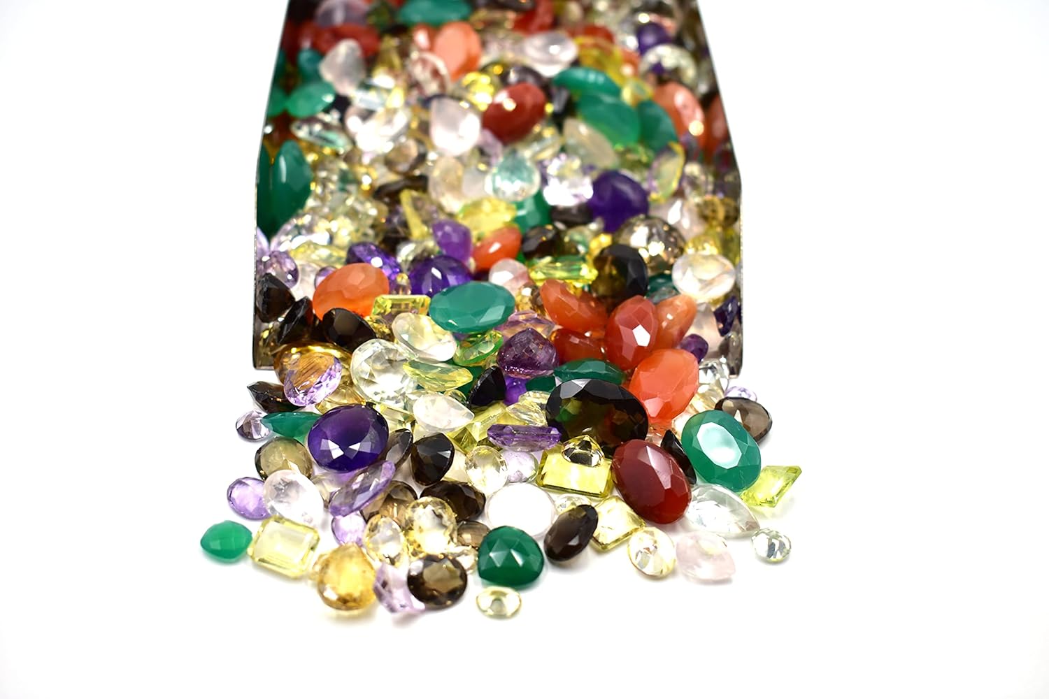 250+ Carats Loose Mixed Gems Wholesale Lot. Natural Faceted Semi Precious Gemstones. KantaIncorporation Loose Gemstone