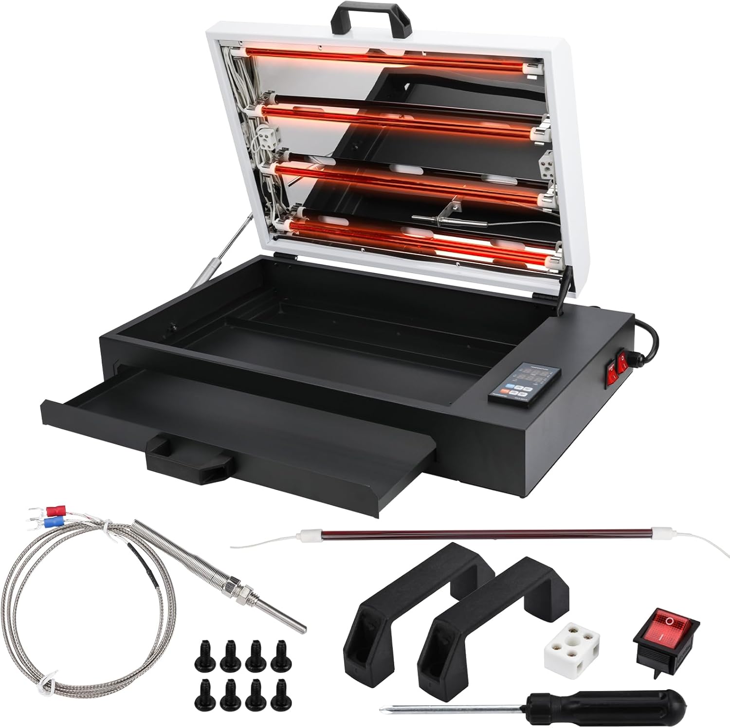 DTF Oven - 16.93"*12.6" A3+ DTF Transfer Printing Drying Oven, Curing Transfer Film with Temperature and Time Control