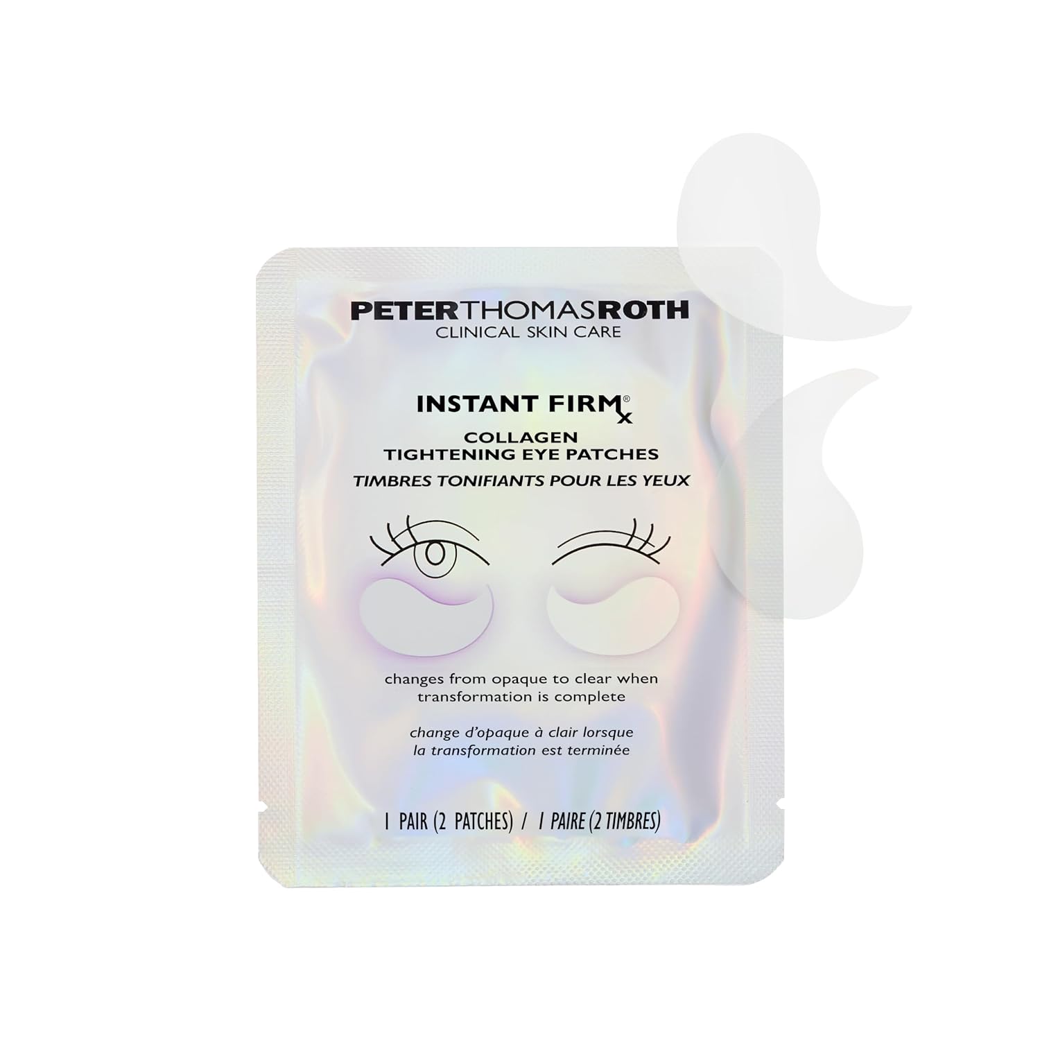 Peter Thomas Roth | Instant FIRMx® Collagen Tightening Eye Patches | Eye Patches For Firming Under-Eye Bags & Wrinkles | Eye Masks For Puffiness
