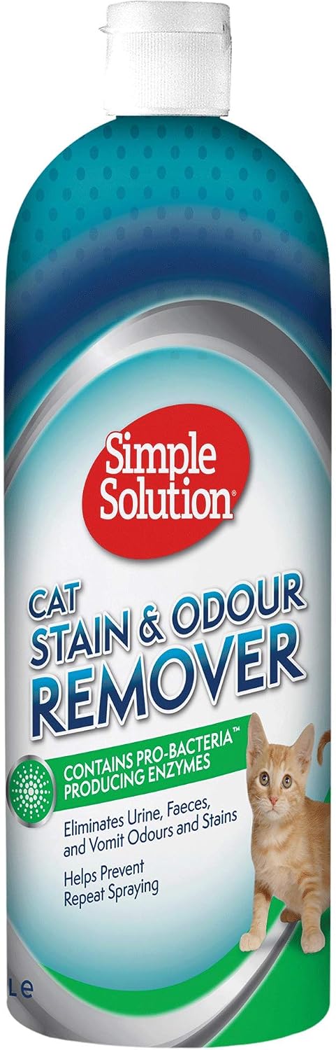 Simple Solution Pet Stain and Odour Remover for Cats Flip Top 1 litre