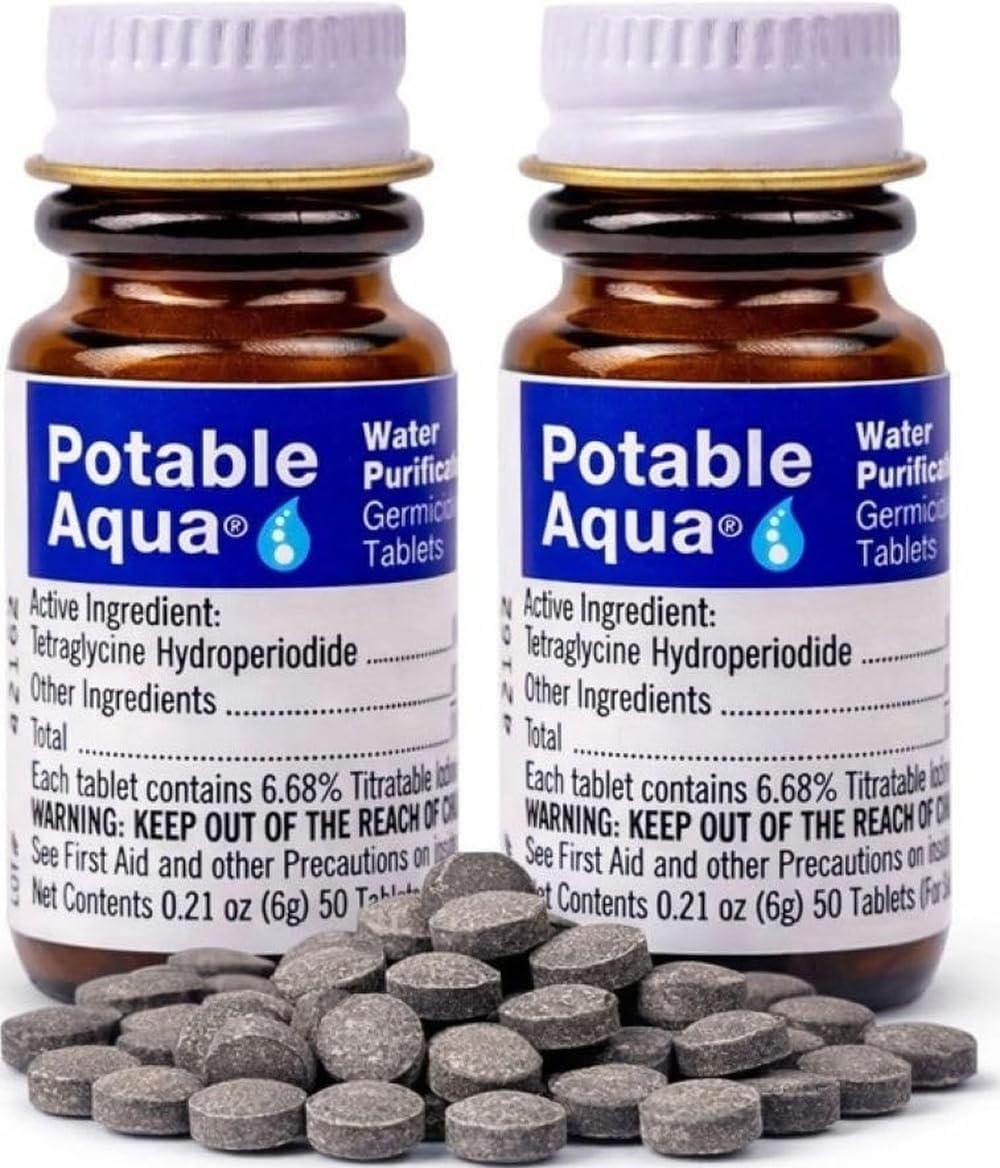 Potable Aqua Germicidal Water Purification Tablets