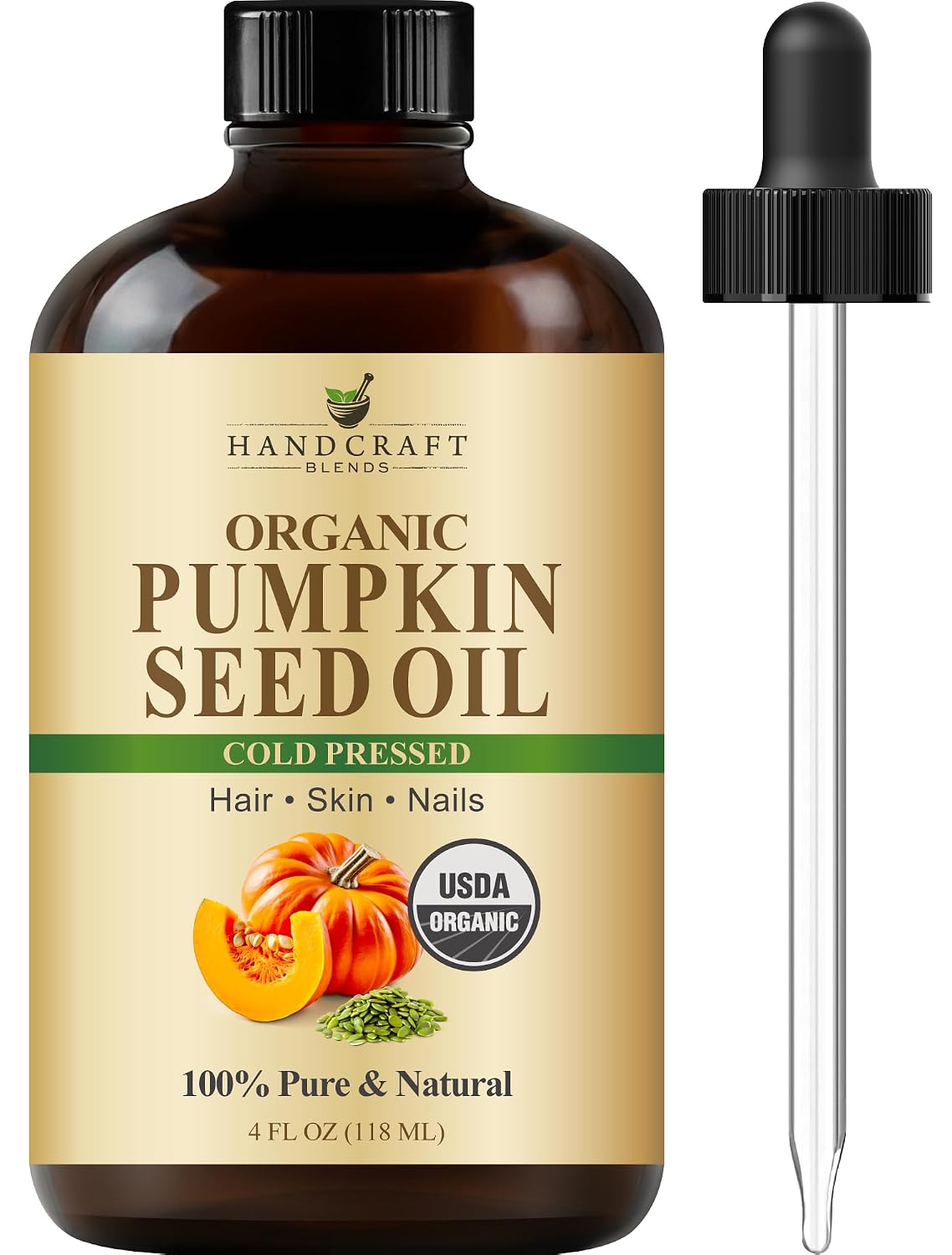 Handcraft Blends Organic Pumpkin Seed Oil - 4 Fl Oz