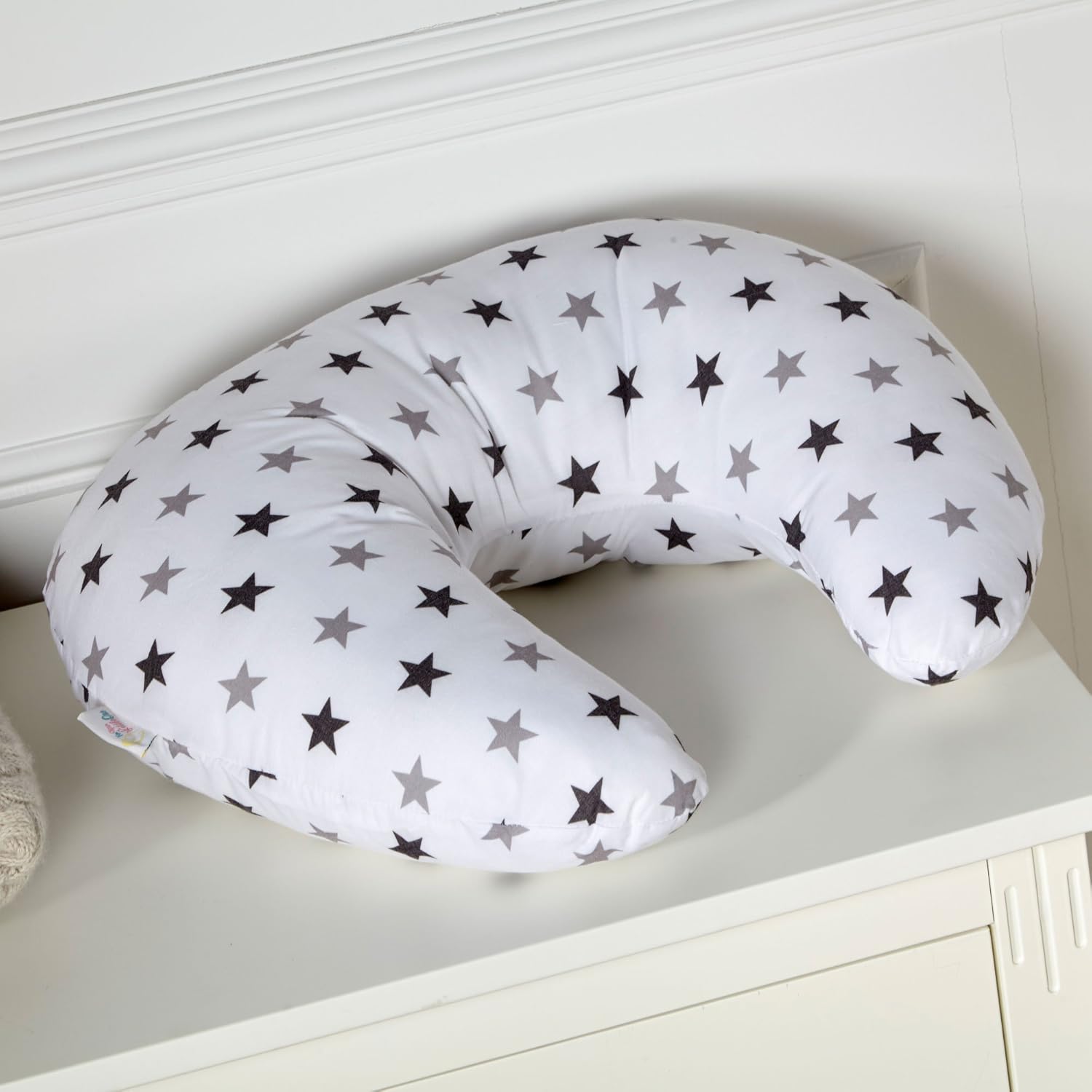 For Your Little One Breast Feeding Maternity Nursing Pillow Silver Twinkle | Mother & Baby Awards 2022 Shortlisted