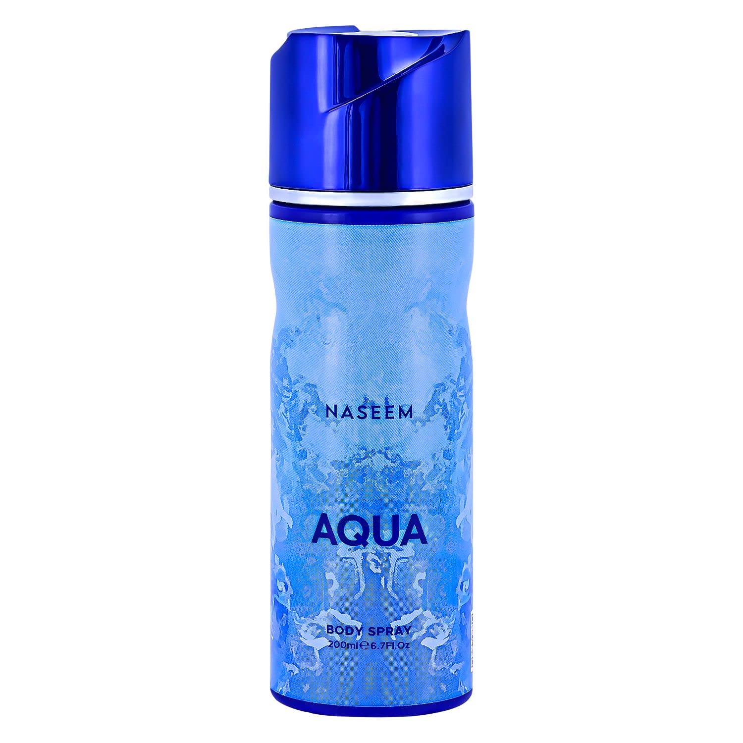 NASEEM Aqua Alcohol Free Body Spray with Hesperidic Ambery Scent Men's & Women’s Fragrances 6.8 Fl Oz