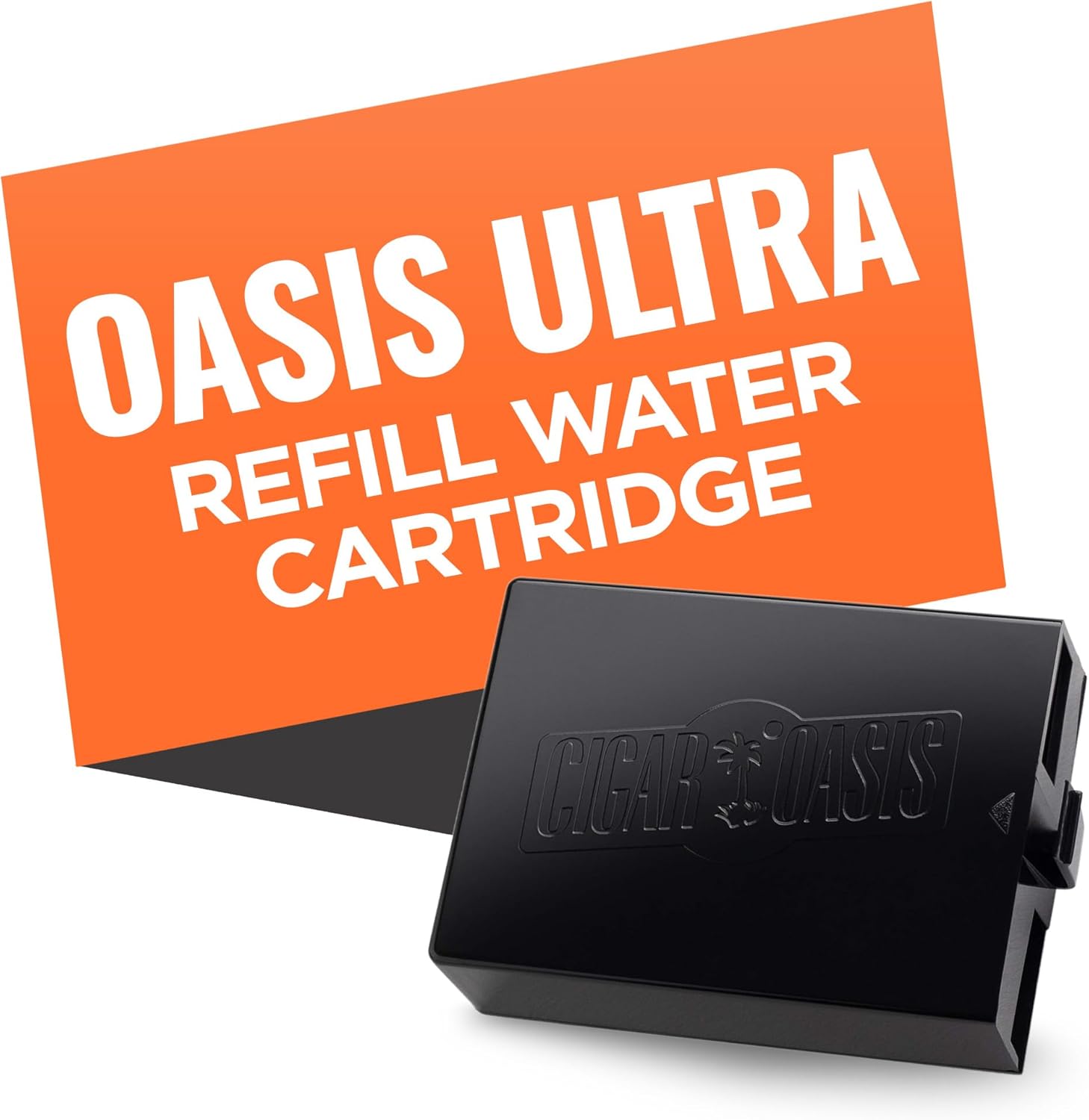 Cigar Oasis Ultra Refill Water Cartridge - Compatible with Electronic Humidor Humidifiers, Cigar Oasis Ultra Humidifier, Enhances Humidor Experience, Fits Ultra Models/Ultra, 2.0 & 3.0