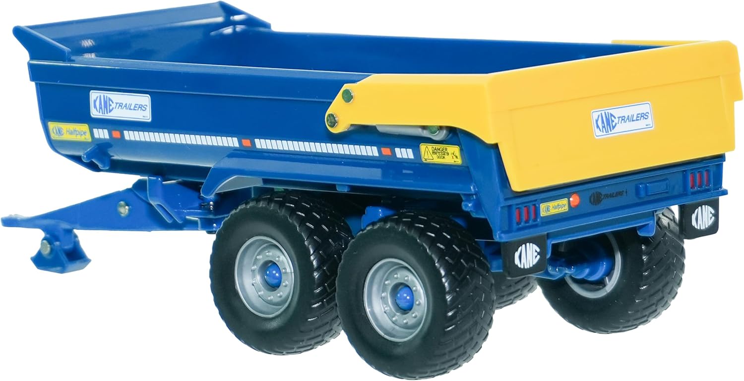 Britains Kane Dump Trailer - Diecast Tractor Trailer Farm Toys 1 32 Scale - Metal and Plastic Replica Farm Accessories - Collectible Model Tractor Accessories for Plus 3 Year Olds
