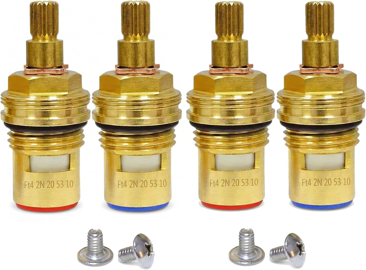 GI Replacement Brass Ceramic Disc Tap Valve Insert Gland Cartridge Quarter Turn