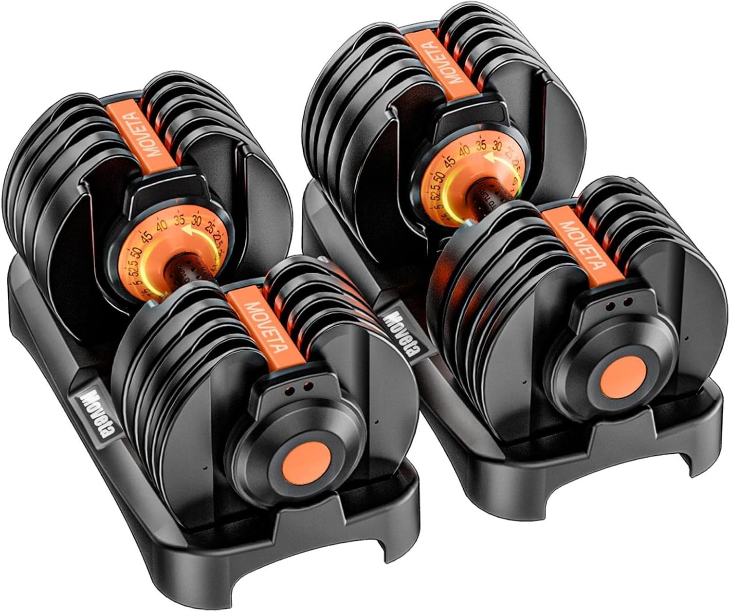 Adjustable Dumbbells Set of 2,Free Weights Dumbbells Set | Adjustable Dumbbell Set,52.5 lbs pair 105 lbs,15 in 1,for Men/Women Gym Equipment for Home Strength Training Equipment