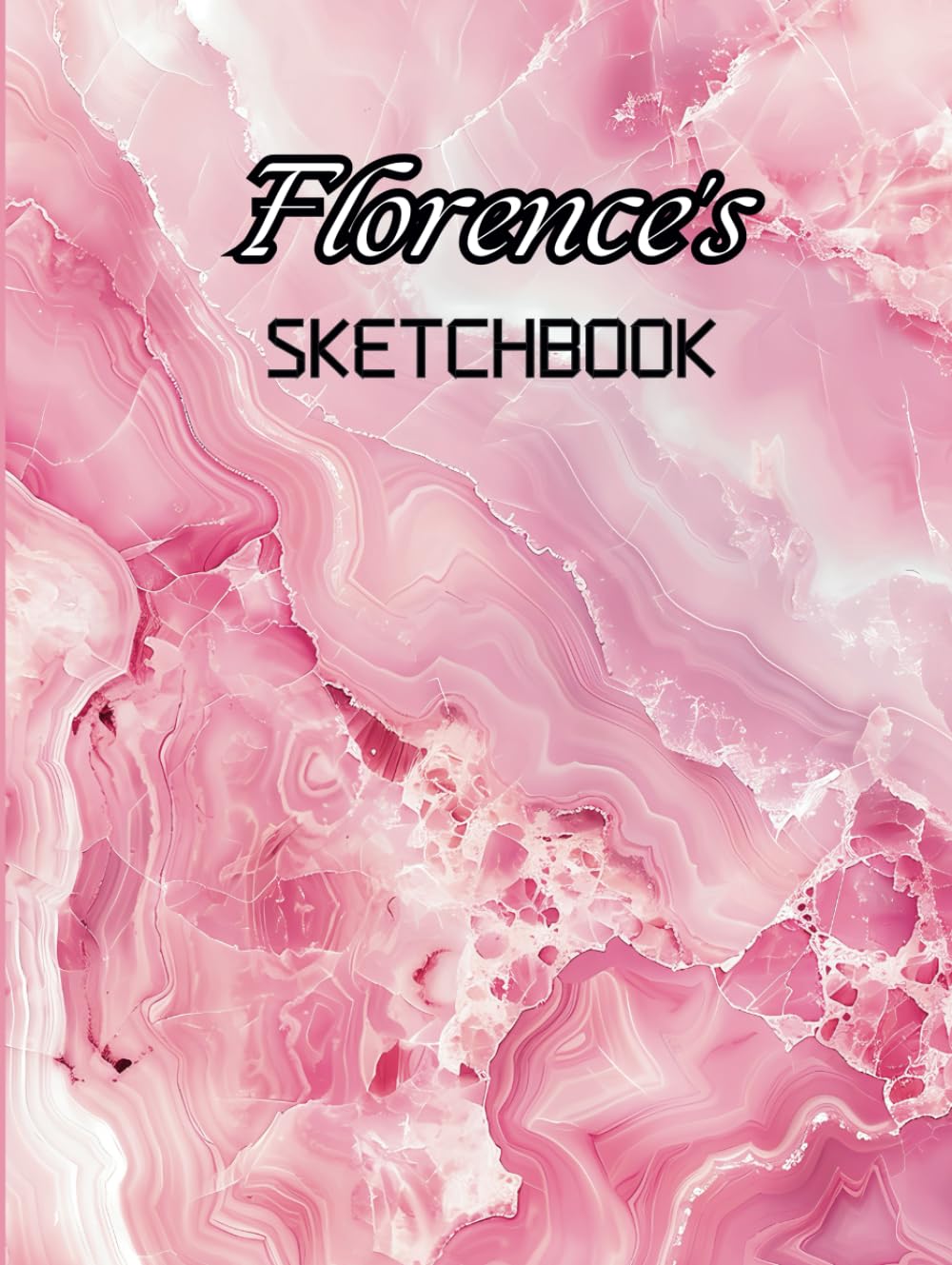 Florence's Sketchbook: Great Gift for Florence | Personalized Blank Sketchbook for Girl Name Florence