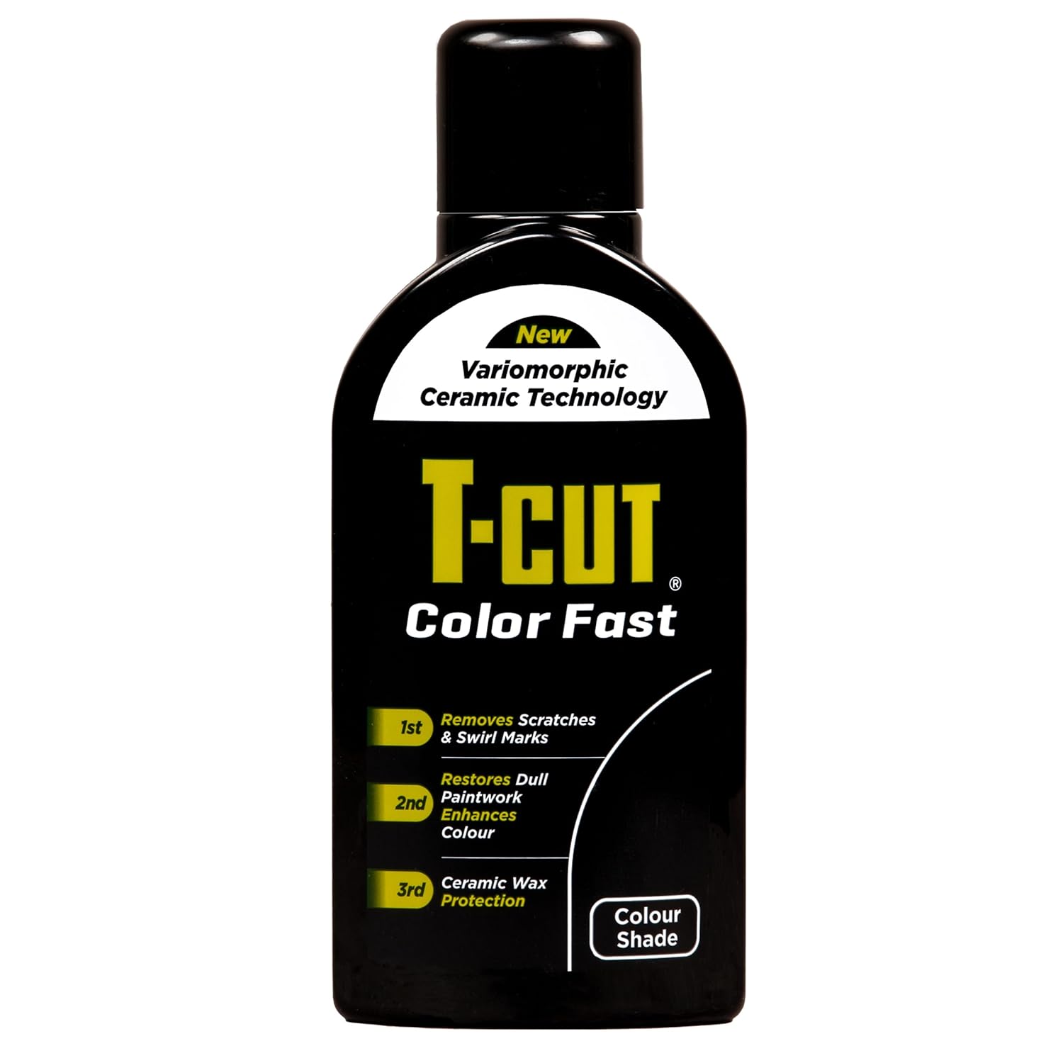 T-Cut Colour Fast 3-in-1 Paintwork Renovator, Black, 500ml