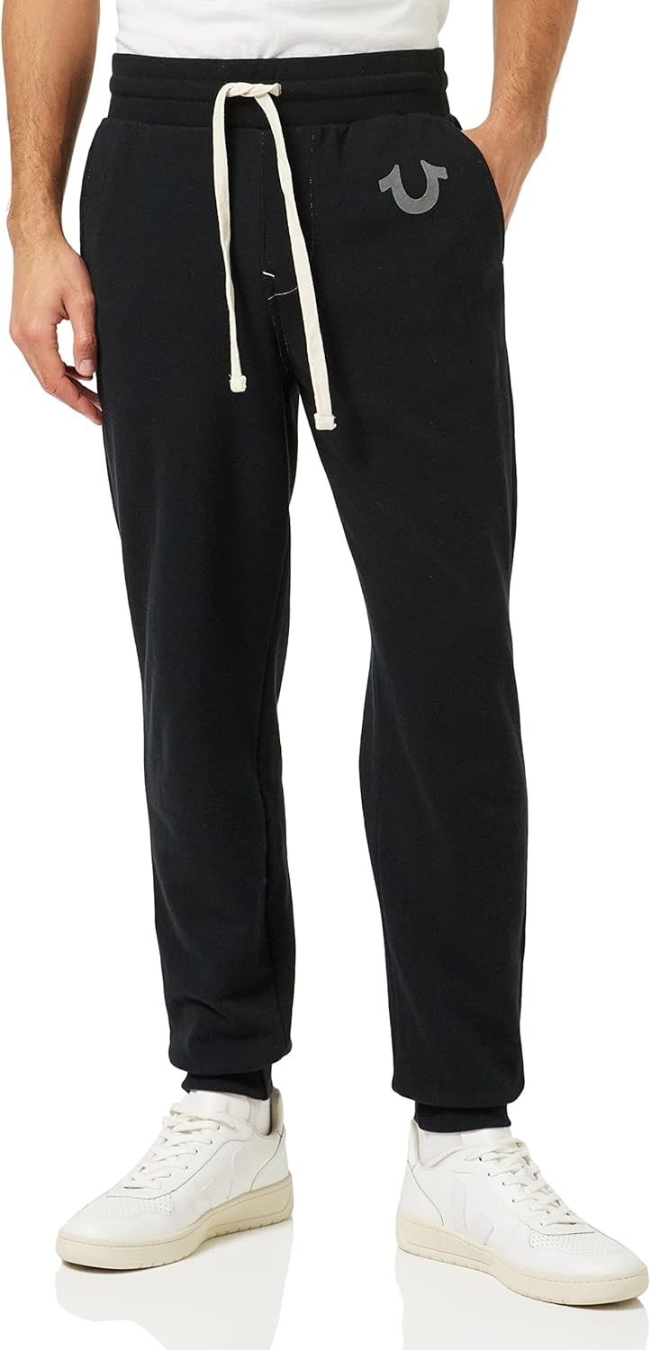 True Religion Men's Classic Logo Jogger Sweatpant