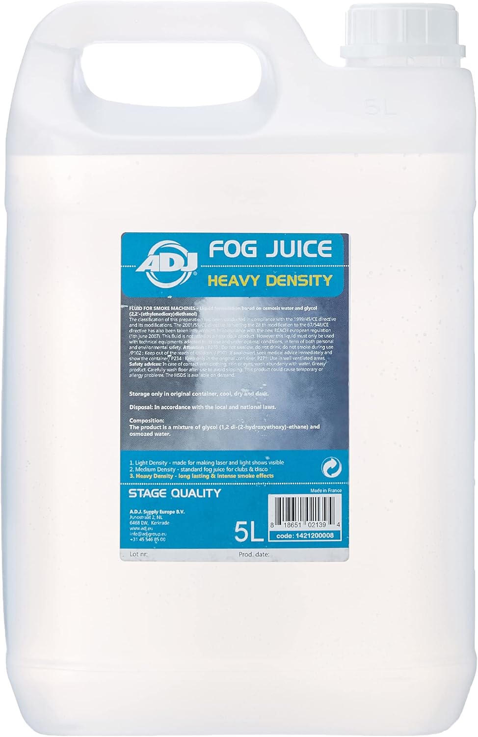 American DJ 5L Heavy Fog Juice