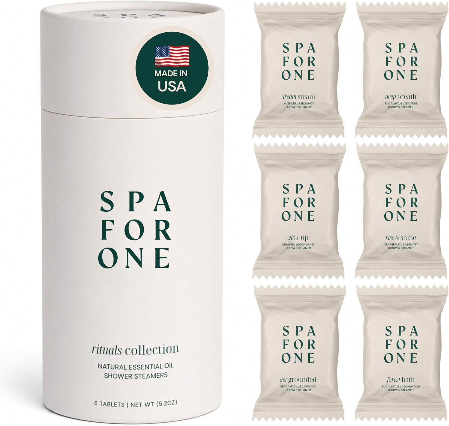 Shower Steamers Aromatherapy, Self Care Gifts - Variety 6 Pack