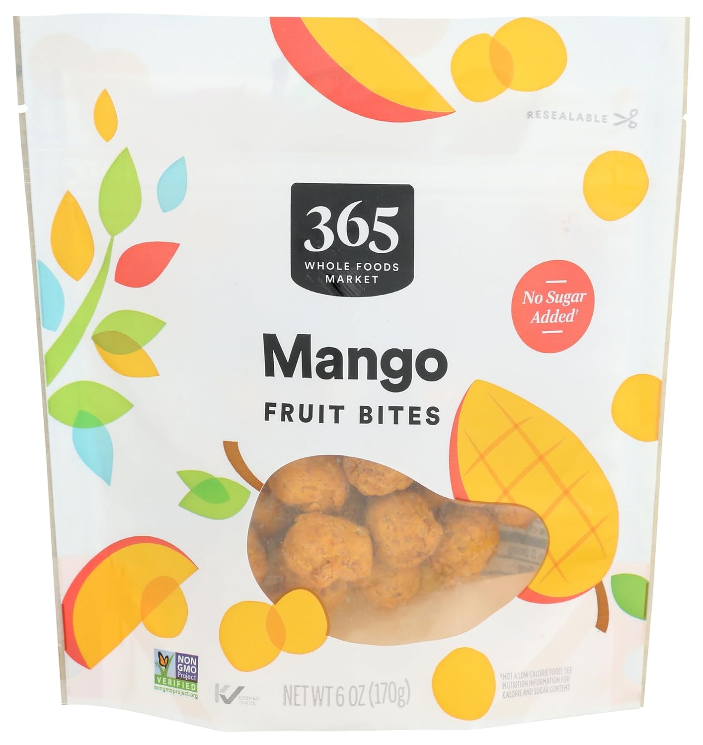 365 by Whole Foods Market, Mango Fruit Bites, 6 Ounce