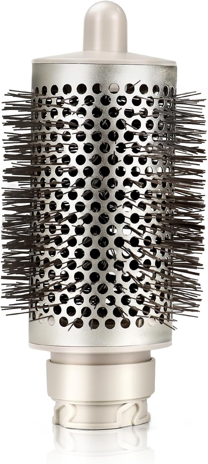Large Round Volumizing Brush for Shark FlexStyle Blow Dryers, Bigger Round Brush Attachment for Straight, Wavy, Curly, and Coily Hair