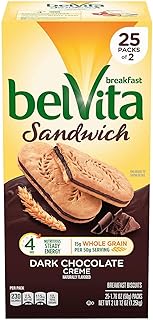 Belvita Dark Chocolate Creme Breakfast Sandwich, 25 ct.