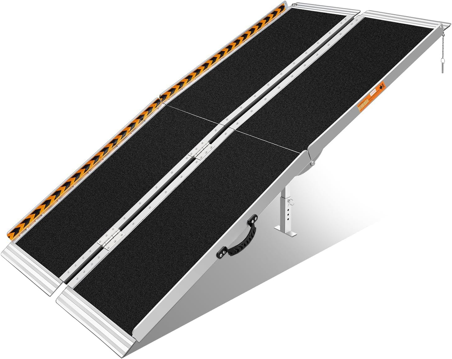 FACHNUO 6FT Portable Wheelchair Ramp for Home Steps, with Support Legs