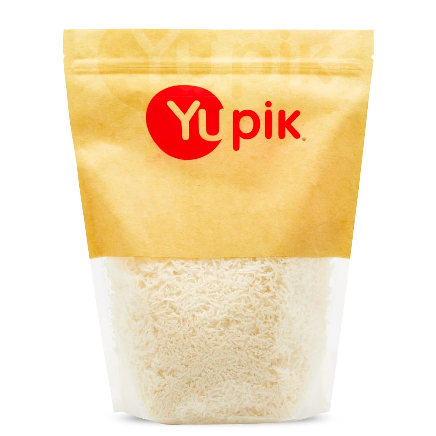 Yupik Sweetened Coconut, Shredded, 2.2 lb (35.2 oz), Gluten-Free, Kosher, Vegan, Coarse Coconut Flakes, Oil-Free, Source of Fiber, Sweet Snacks, Ideal for Baking & Topping