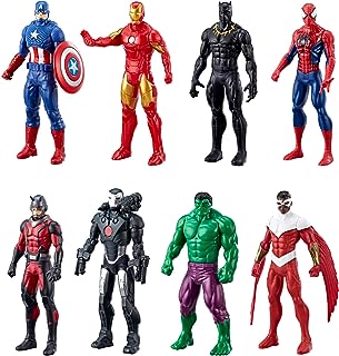 Marvel Avengers Ultimate Protectors Pack, 6-Inch-Scale, 8 Action Figures with Accessories, Super Hero Toys, Toys for Boys and Girls Ages 4 and Up