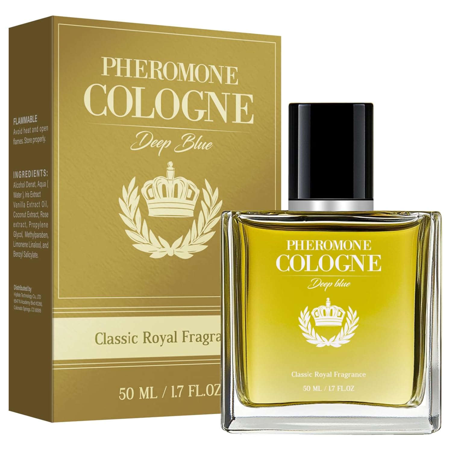 MOSKILA Pheromone Cologne for Men, Cologne for Men to Attract Love, Pure Premium Pheromone Perfume Essential Oil, Lasting Fragrance for Long Time, 1.7Fl Oz, Black