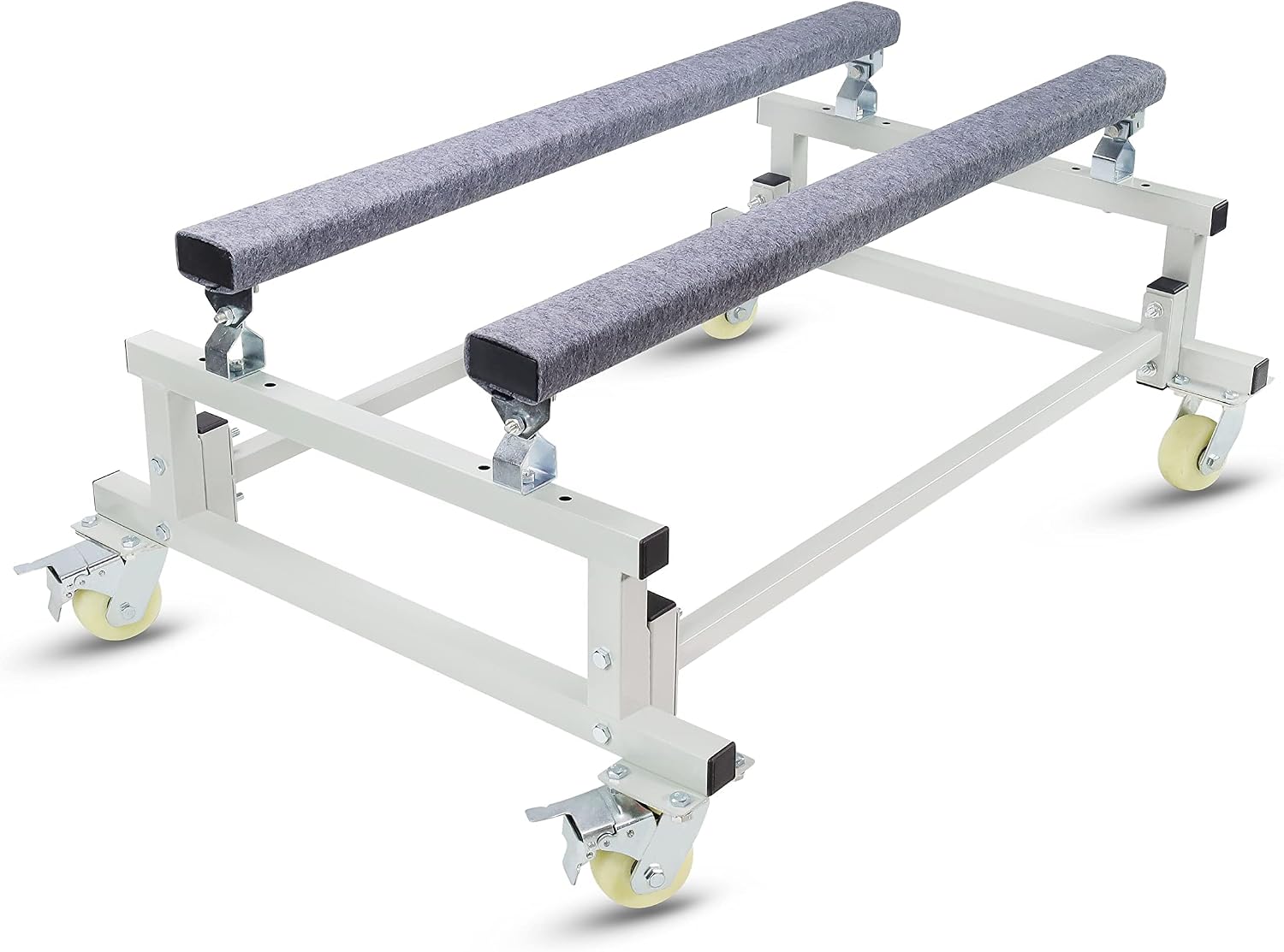 Jet Ski Dolly Cart, PWC Stand with Adjustable Carpeted Bunks