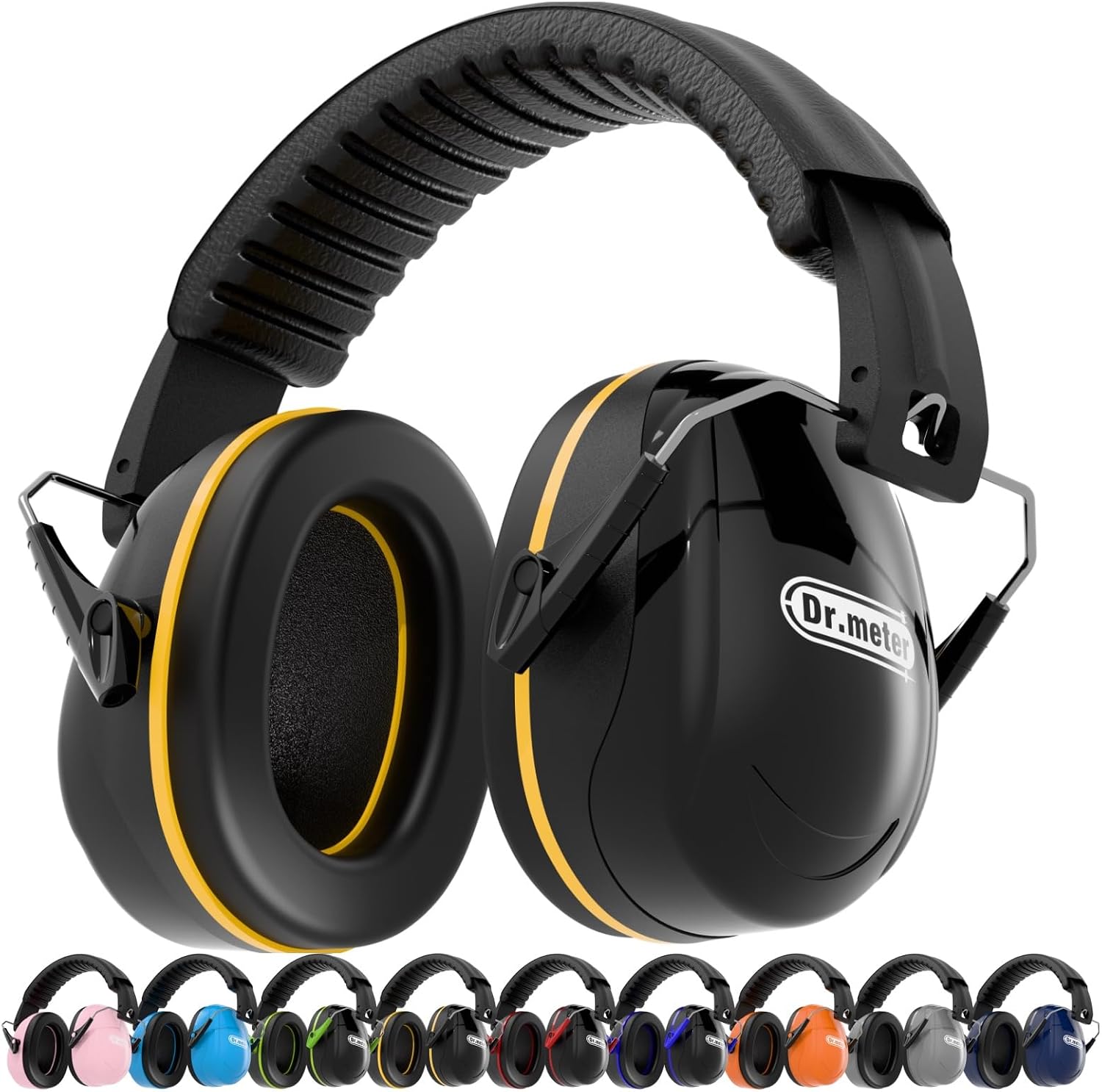 Dr.meter Ear Defenders Adults SNR 31dB, Adjustable & Comfortable