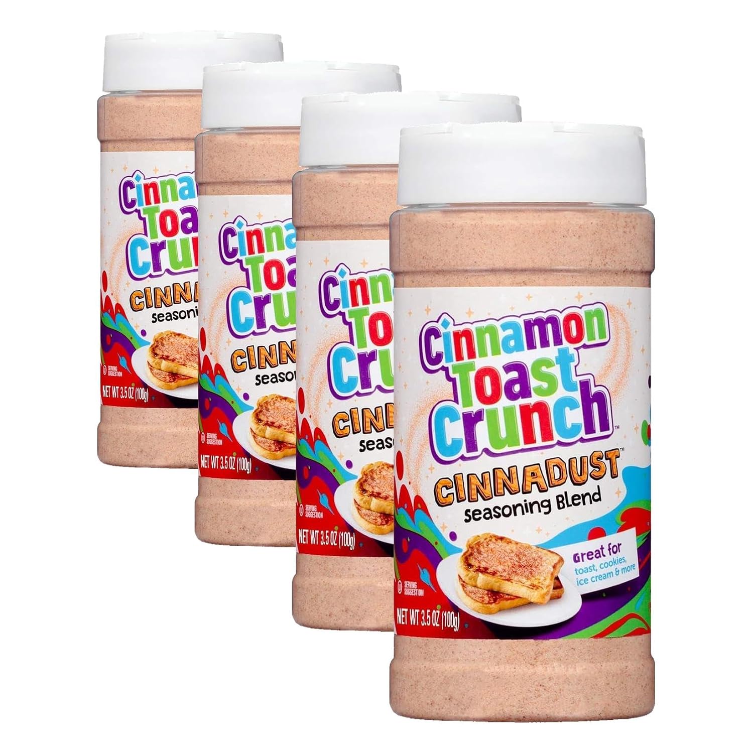 Cinnamon Toast Crunch Cinnadust Seasoning, 3.5 Ounce (Pack of 4)