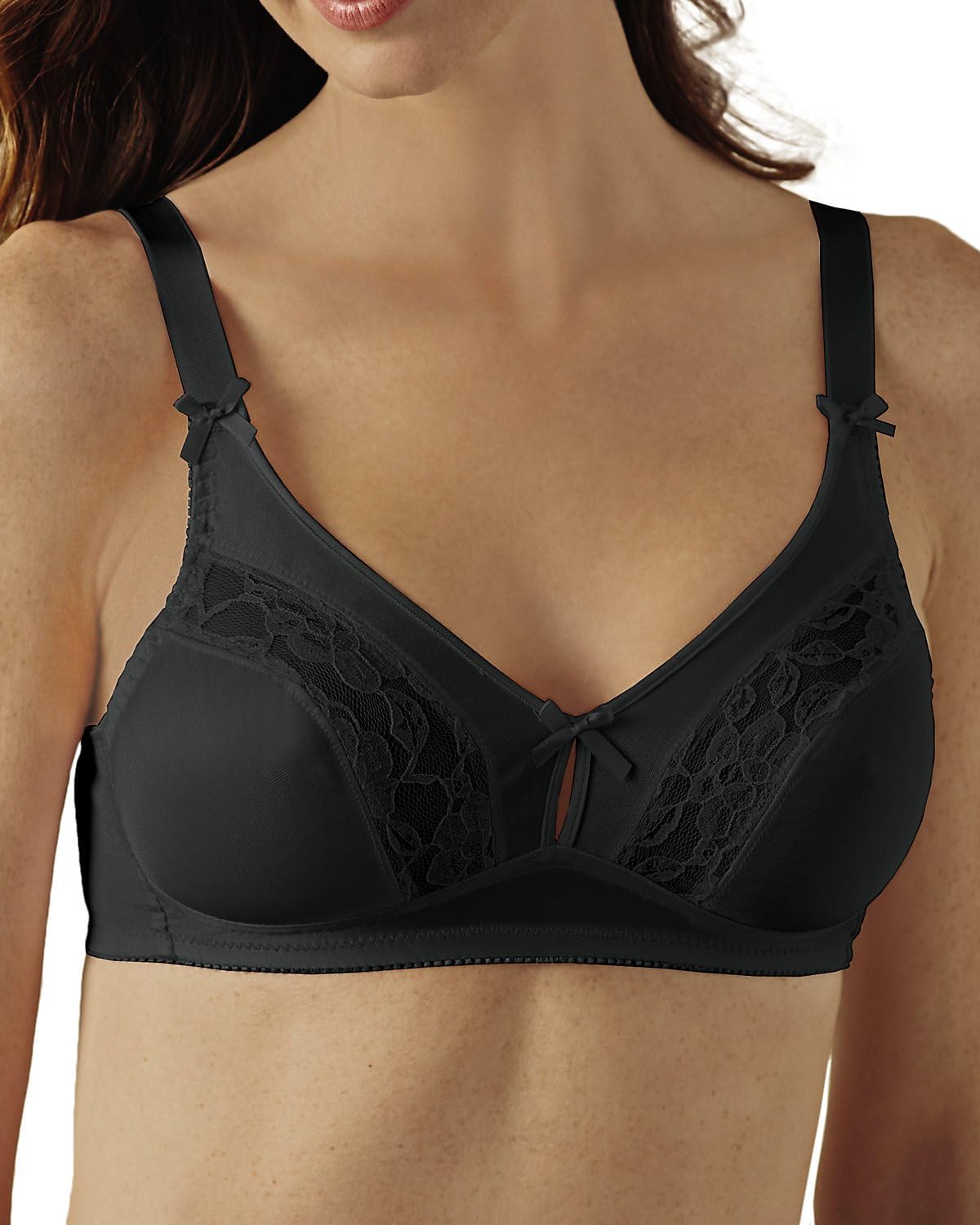 Collections Etc 2-Pack Instant Shaping by Plusform Keyhole Bra 38A
