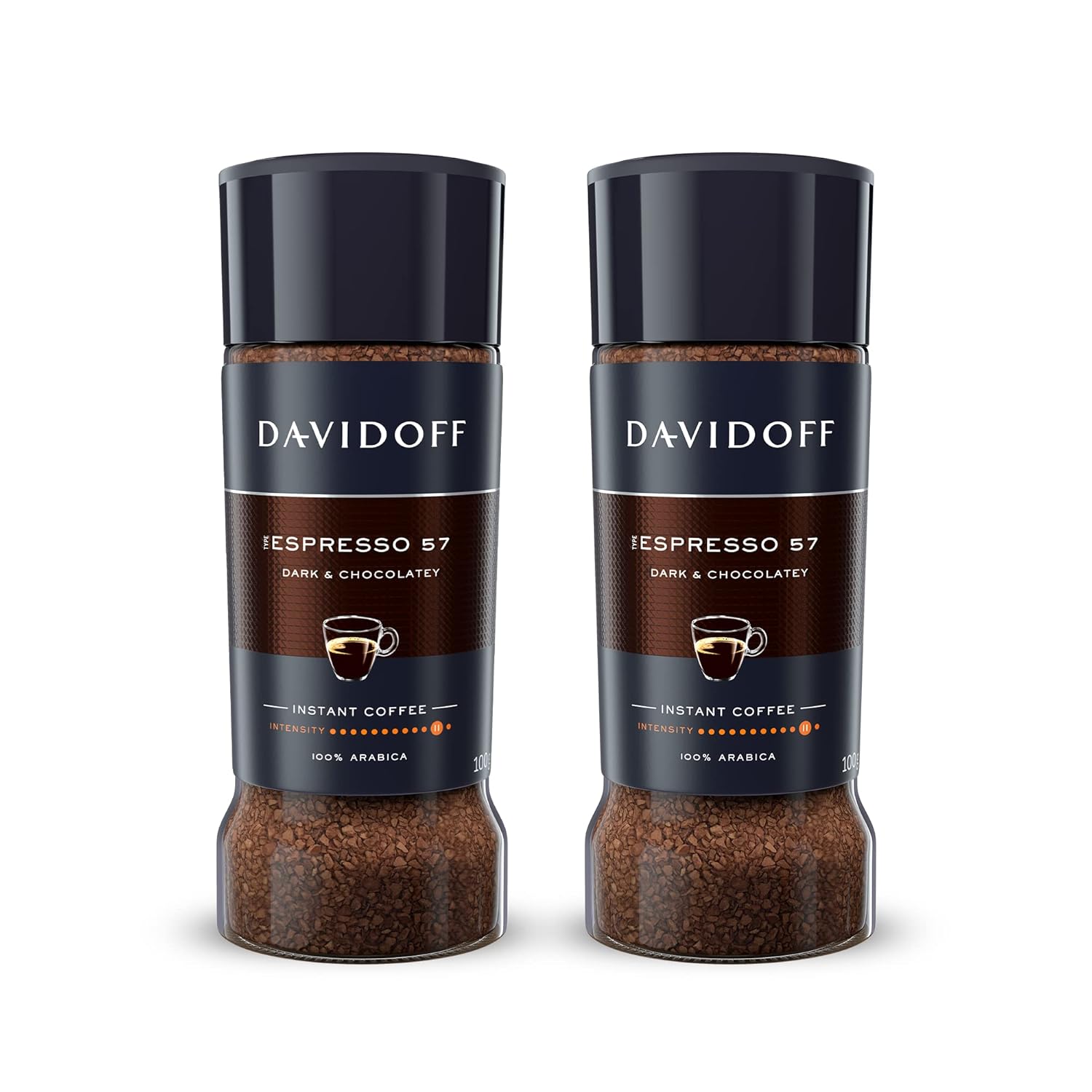 Davidoff Expresso 57 Intense Coffee Bottle, 2 X 100 g