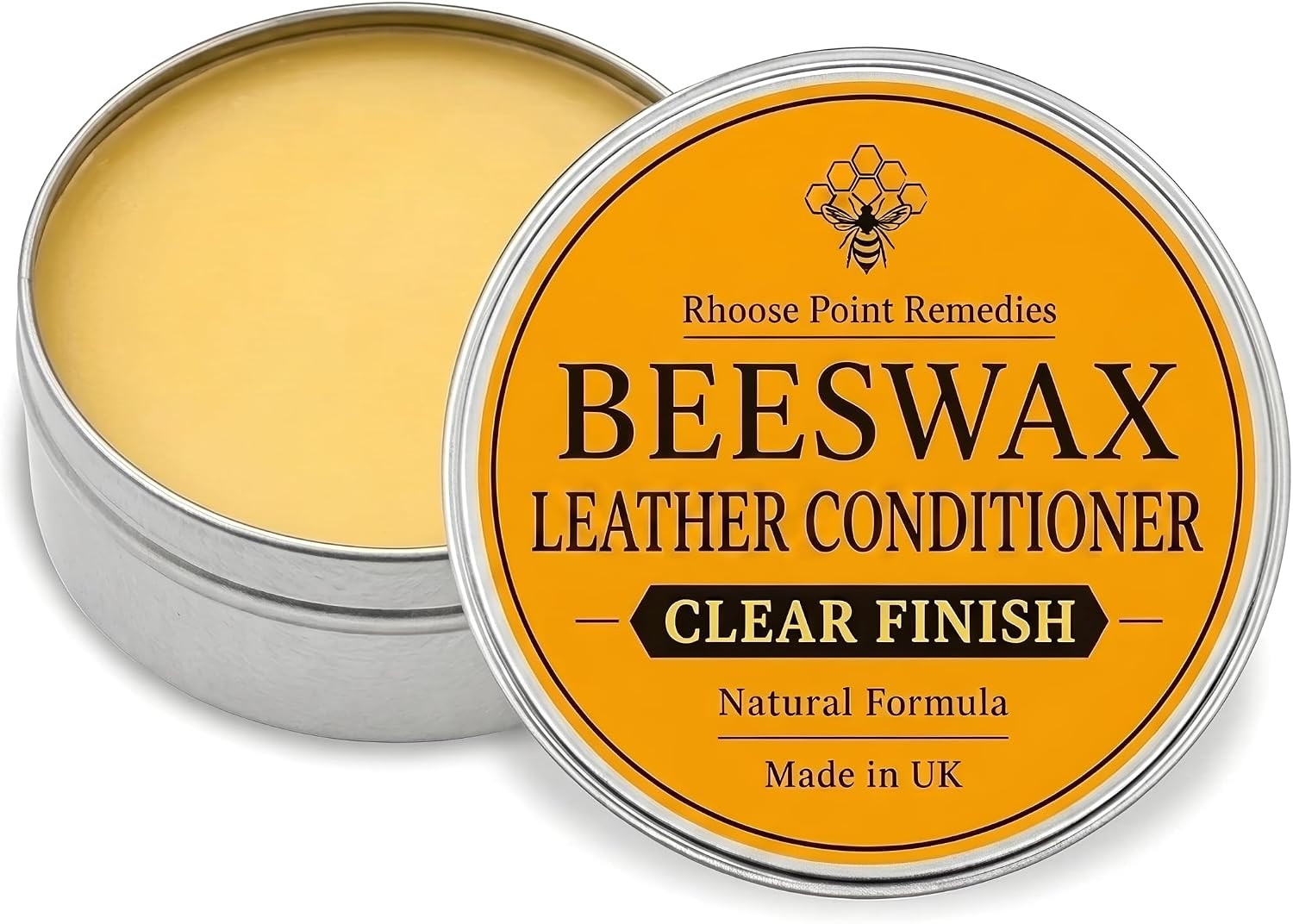 Rhoose Point Remedies Beeswax Leather Conditioner & Restorer Balsam - 100ml