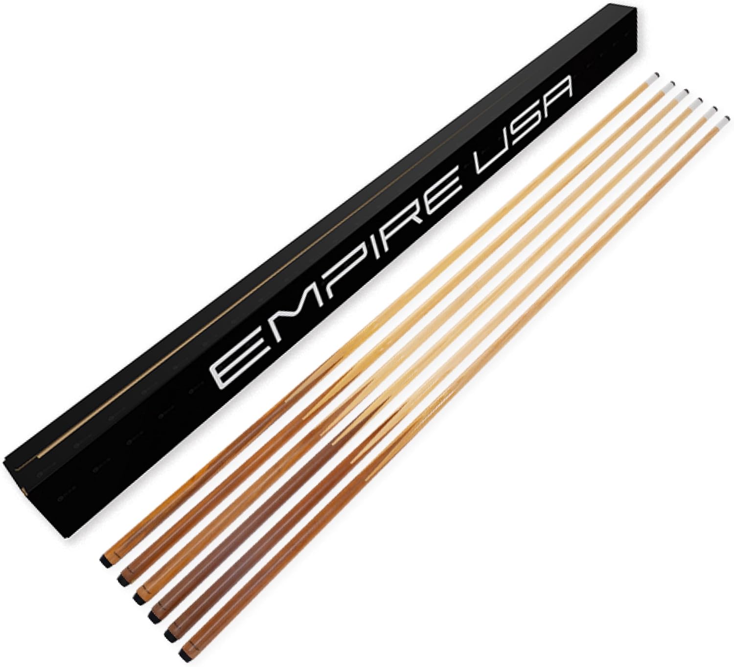 Set of 6 Pool Cues 57" Real 4-Prong House Bar Billiard Pool Cue Stick