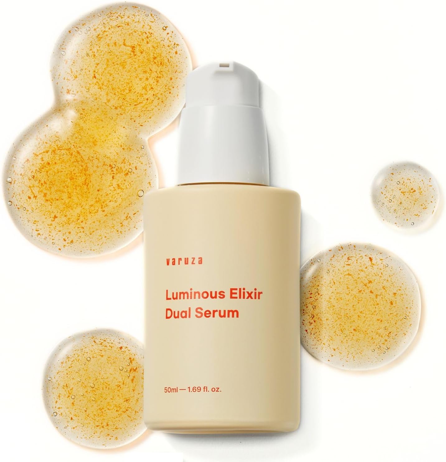 varuza Luminous Elixir Dual Serum Vita 7 Complex 5% Vitamin K3 Face Serum Hyaluronic Acid & CoQ10 Hydrating & Skin Barrier Repair Anti-Redness Vegan Korean Skincare 50ml (50ml (Pack of 1))
