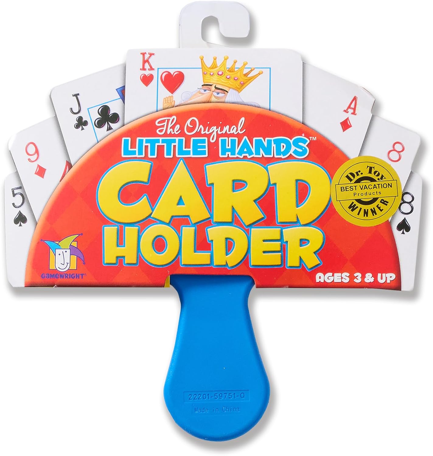 Gamewright | Little Hands Card Holder | Card Game Accessory | Ages 3+ | 1 Player