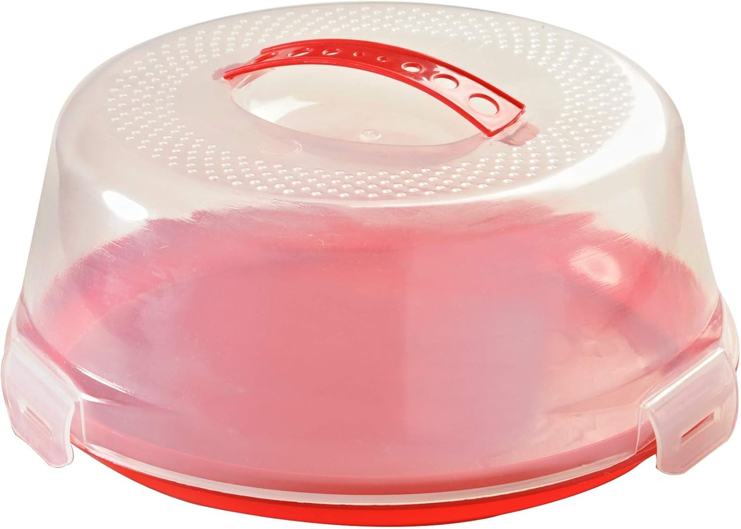 Mason Cash Round Cake Caddy with Lid and Carry Handle, 24 cm
